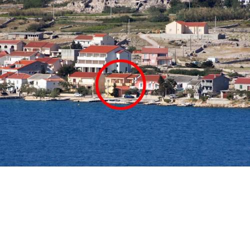 Apartments by the sea Kustici (Pag) - 4088