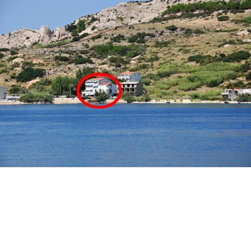 Apartments by the sea Metajna (Pag) - 6425