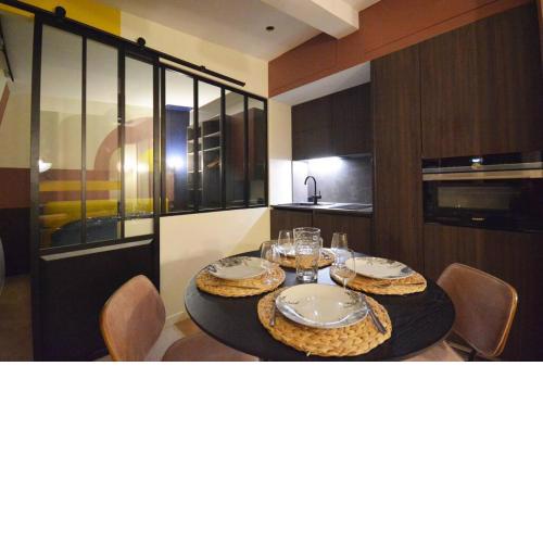 Appartement design à la bourse du commerce