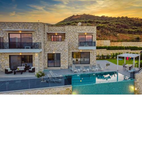 Argyrie Villas, FREE CAR for May, luxury, amazing sea view