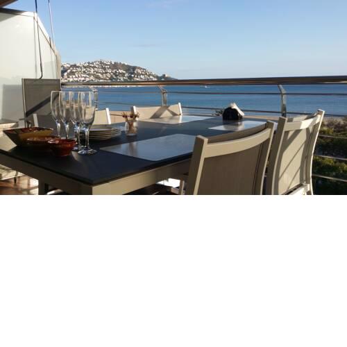 Ático Dúplex con vistas al mar, piscina comunitaria y parking privado, Roses (A221)