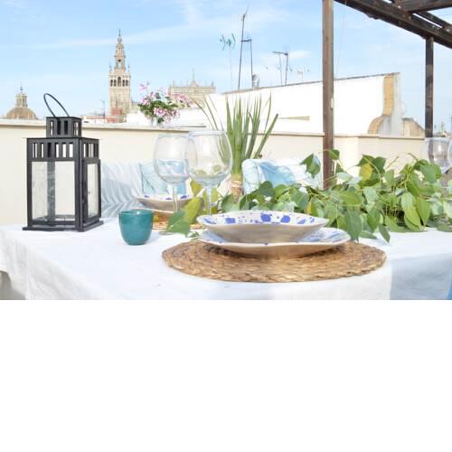 Ático-lujo con terraza y vistas a Giralda Parking opc