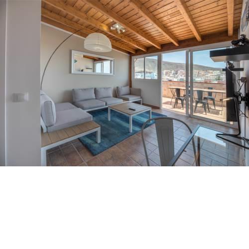 attico vista oceano e città 3 camere 2 bagni WiFi