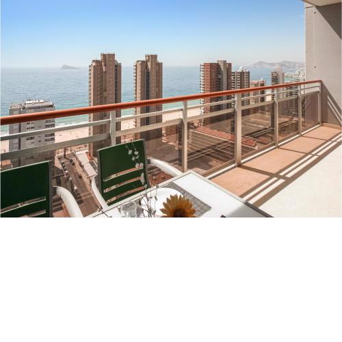 Awesome apartment in Benidorm with Outdoor swimming pool, Sauna and 1 Bedrooms