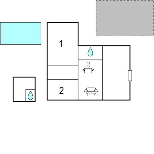 Awesome home in Pomer with WiFi and 2 Bedrooms