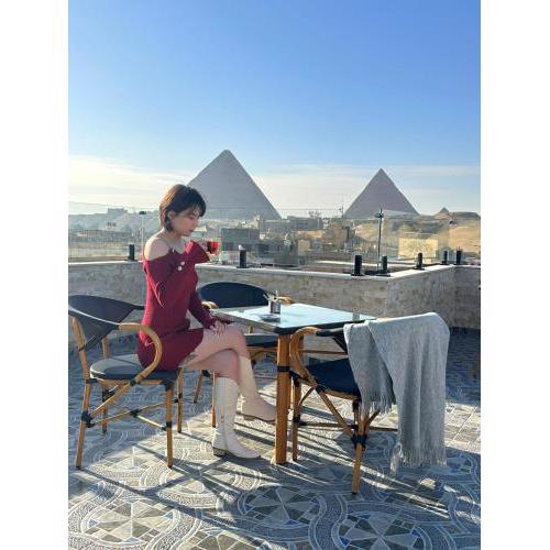 Aziz Egypt Pyramids View