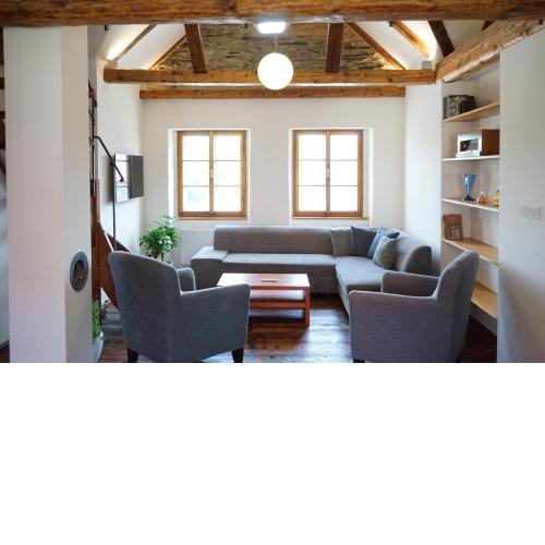 Baroque chaplain house Kaplanka 1796 A. D. - historical luxury apts in Bohemian Paradise