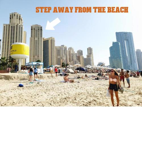Beachfront - Large studio in JBR Rimal 4