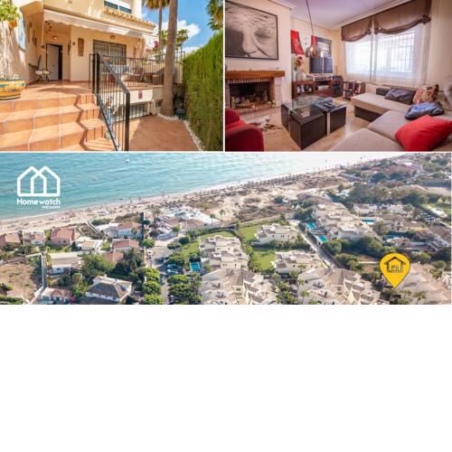 Beachfront holiday home in Costabella, Marbella
