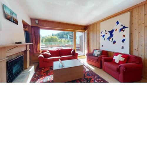 Beautiful apartment in the center of Crans-Montana with a large balcony