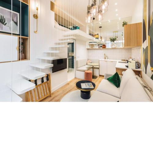 Bel appartement d'architecte au coeur de Paris