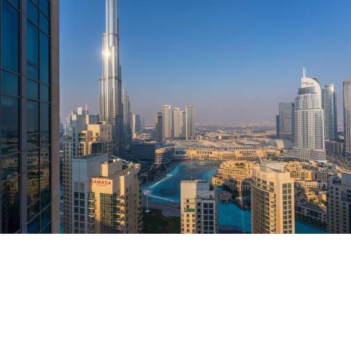 Bellavista - Top Floor 1BR Apartment 29 Boulevard - Burj Khalifa & Fountain View