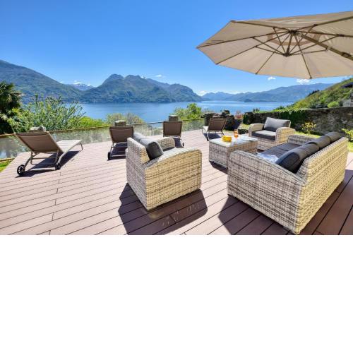 Bello Pezzo 2-Bedroom Lakeview Apartment with Shared Garden and Terrace