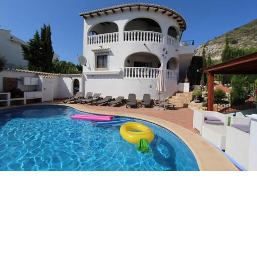 Benitachell Villa Sleeps 10 Pool Air Con WiFi
