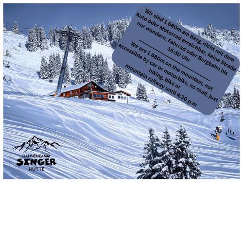 Berggasthof Singerhütte in Höfen, Reutte