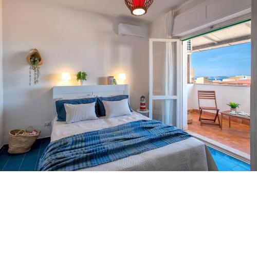 Blu Vintage apartment: centrale con vista mare