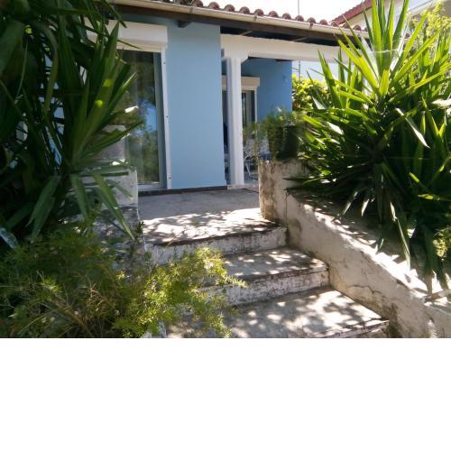 Blue cottage