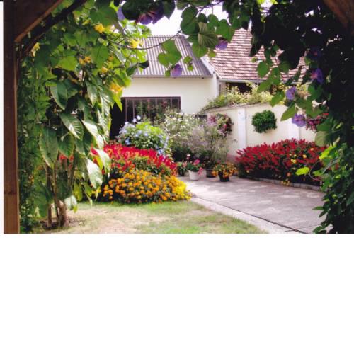 Blumenhof für die Gäste