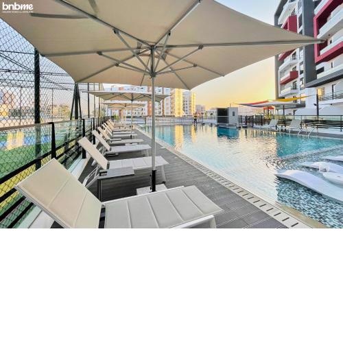 bnbmehomes - Chic Studio in Arjan w Modern Amenities -314