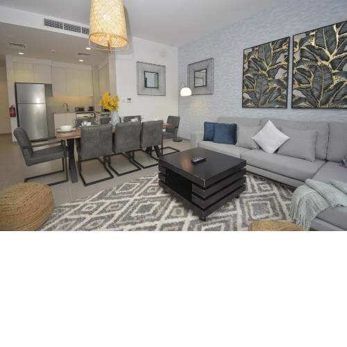 bnbmehomes - Elegant 3 BR - Dubai South - G04
