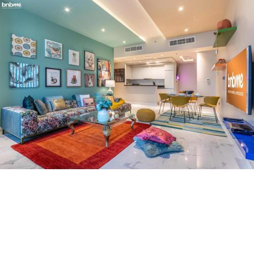 bnbmehomes - Lux 2B Apt - Dubai Canal Water View - 4406