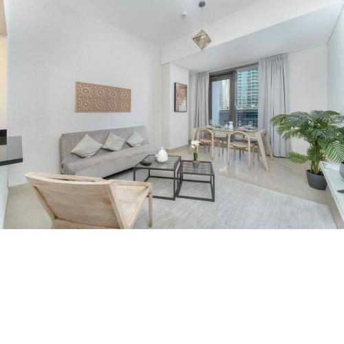 Boho styled home in Sparkle Tower JBR by Suiteable