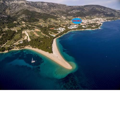 Bol villa for 12 island Brac Zlatni rat private heated pool