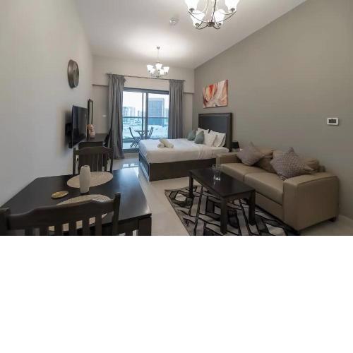 Brand New Studio with Burj Khalifa & Canal View - Elite Residence Business Bay