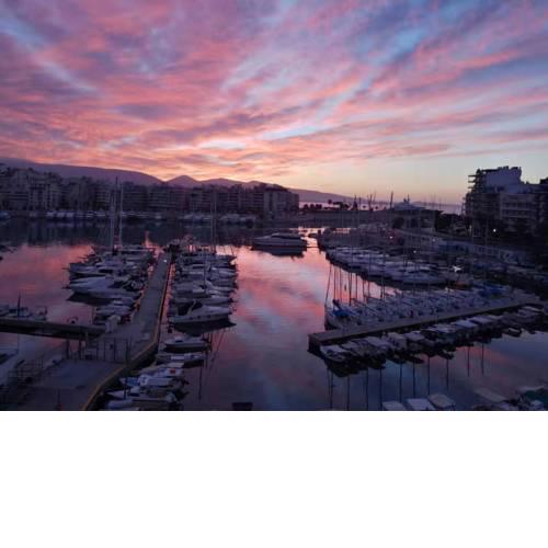 Breathtaking view to Bay of Zea close to port DMCS36101