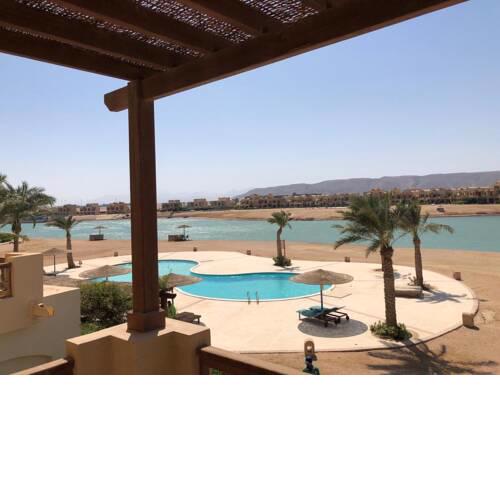 Bright 1 bedroom apartment overlooking lagoon in Sabina El Gouna