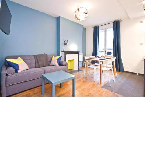 Bright and Newly Renovated Apartment, Hip Canal Saint-Martin Area, Central Paris