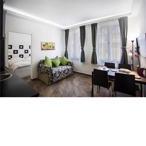 Bright flat close to TV Tower and city center