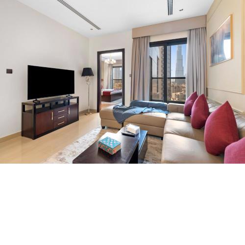 Burj Khalifa and Fountain view! Brand New 1BR