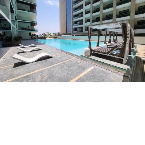 Burj Khalifa View Smart 1BHK Apt