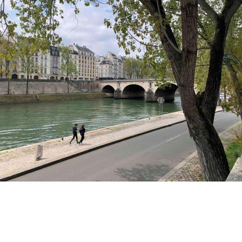 By the Seine River