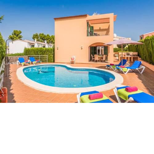 Cala Galdana Villa Sleeps 6 with Pool Air Con and WiFi