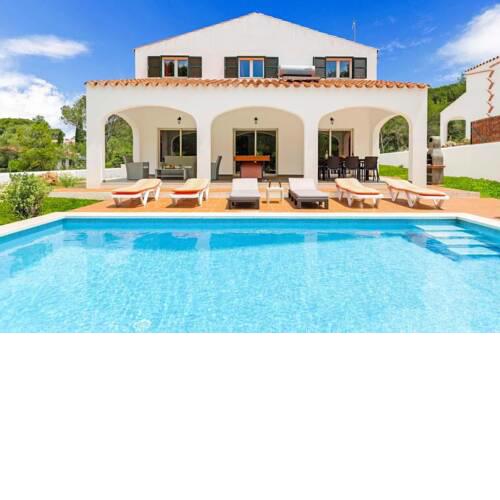 Cala Galdana Villa Sleeps 8 with Pool Air Con and WiFi