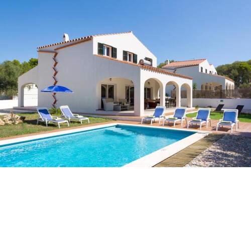 Cala Galdana Villa Sleeps 8 with Pool Air Con and WiFi
