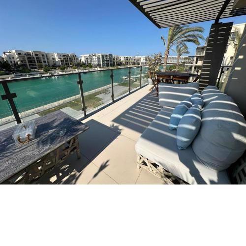 Canal view 3 bedroom Marassi North Coast F-202
