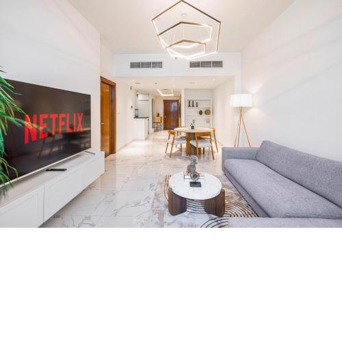 Canal View Stylish 1 BR at Meera Tower