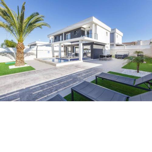 Casa Bos Dolpfin Wellness Luxury Villa Pool & Jacuzzi Gran Alacant near Beach