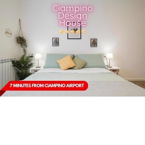 Casa Design Con A/C e WiFi_[7 MINUTI CIAMPINO AEROPORTO]