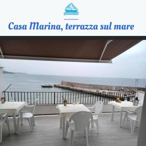 Casa Marina,la terrazza sul mare