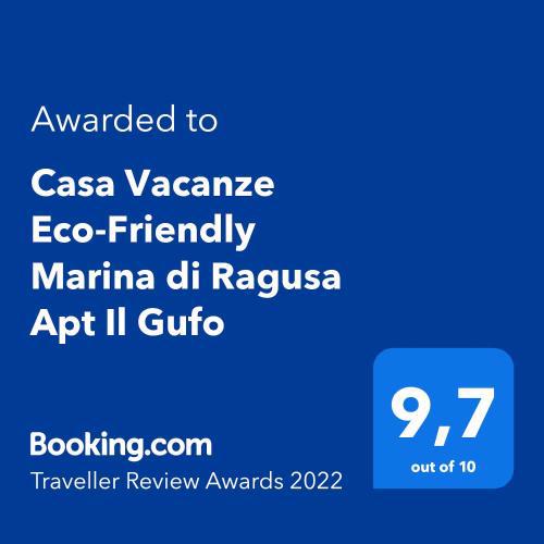 Casa Vacanze Marina di Ragusa Apt Il Gufo