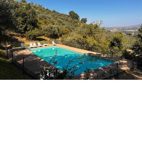 Casale con piscina vista Assisi