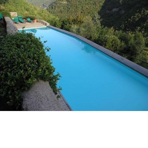 Castelletto with mountain view