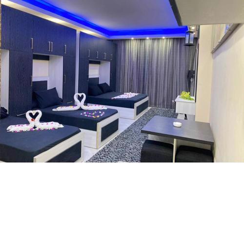 Cecilia beach resort studio with private beach in Hurghada