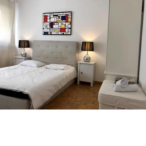 Central 2 bedroom flat in heart of Eaux-vives