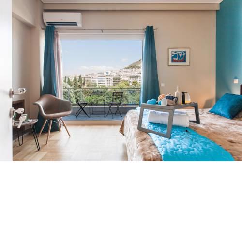 Central Athens high-class and safe area next to Metro Airport Line with Acropolis View