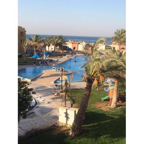 شاليه فيو بسين ببورتو ساوث بيتش chalet 1bed room pool view